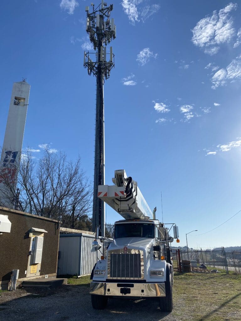 Renting a Bucket Truck For Cell Tower Maintenance