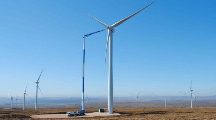 Renewable Energy | 100 ft bucket truck | 100 foot bucket truck