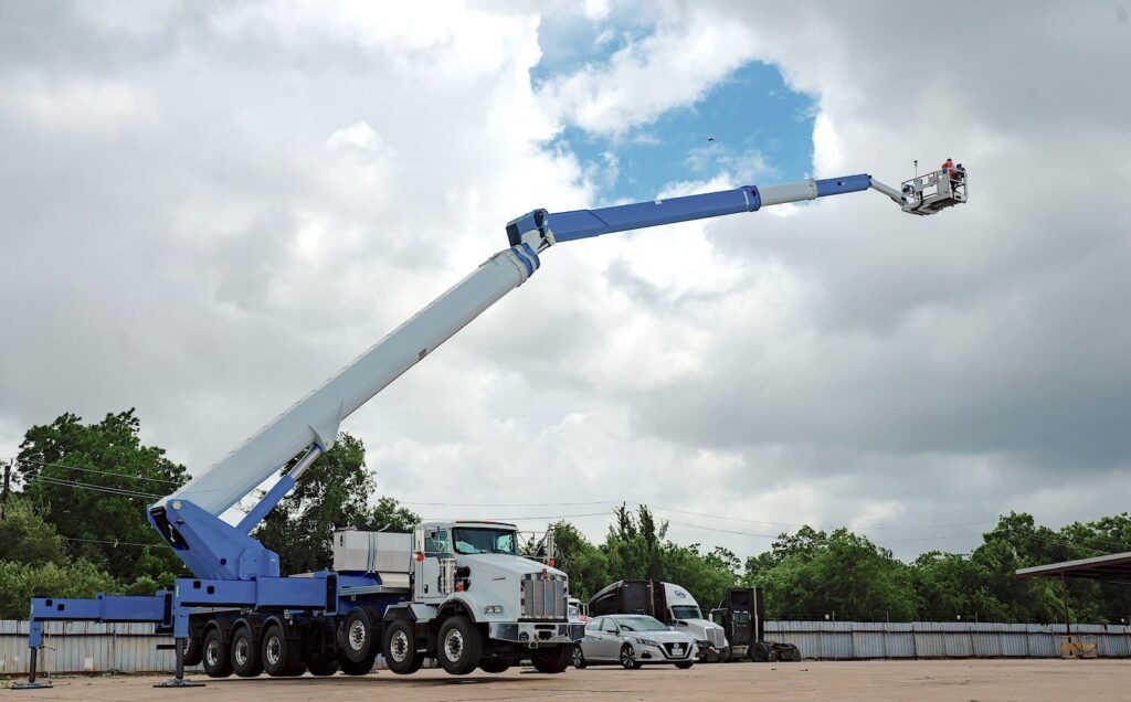 Signage Companies Rely on Boom Lifts For High Rise Signs